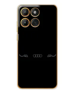 Чехол для Motorola Edge 60 Pro с картинкой «Audi — световой подпись» Чехол для Motorola Edge 60 Pro с картинкой «Audi — световой подпись»