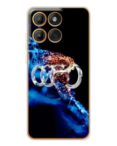 Чохол для Motorola Edge 60 Pro з картинкою «Енергія лого Audi»