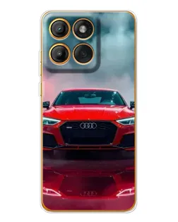 Чохол для Motorola Edge 60 Pro з картинкою «Audi RS — червоний стиль»