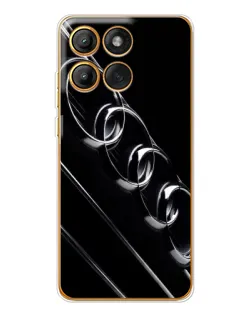 Чохол для Motorola Edge 60 Pro з картинкою «Audi — абстрактні кільця»