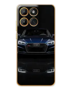 Чохол для Motorola Edge 60 Pro з картинкою «Audi — нічне відображення»