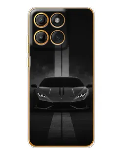 Чехол для Motorola Edge 60 Pro с картинкой «Lamborghini симметрия дорог»