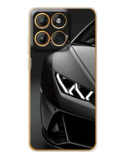 Чехол для Motorola Edge 60 Pro с картинкой «Lamborghini фары детализация»