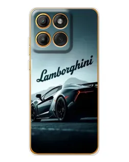 Чехол для Motorola Edge 60 Pro с картинкой «Классическая надпись Lamborghini»