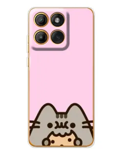 Чехол для Motorola Edge 60 Pro с картинкой «Pusheen и печенье» Чехол для Motorola Edge 60 Pro с картинкой «Pusheen и печенье»