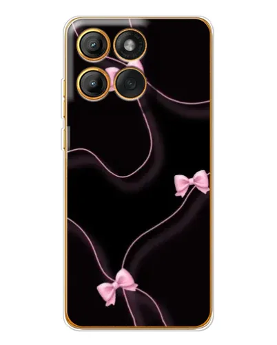 Чохол для Motorola Edge 60 Pro з картинкою «Рожеві стрічки»