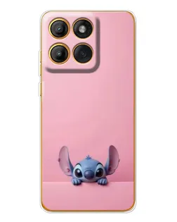 Чехол для Motorola Edge 60 Pro с картинкой «Stitch выглядывает»