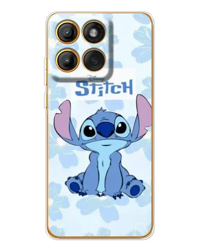 Чехол для Motorola Edge 60 Pro с картинкой «Stitch среди цветов» Чехол для Motorola Edge 60 Pro с картинкой «Stitch среди цветов»