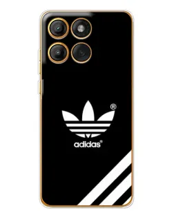 Чехол для Motorola Edge 60 с картинкой «Adidas с диагональными полосами»
