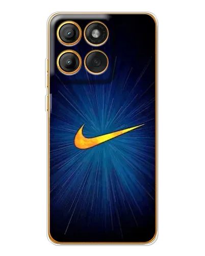 Чехол для Motorola Edge 60 с картинкой «Синий пульс Nike» Чехол для Motorola Edge 60 с картинкой «Синий пульс Nike»