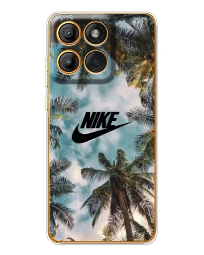 Чехол для Motorola Edge 60 с картинкой «Тропический принт Nike» Чехол для Motorola Edge 60 с картинкой «Тропический принт Nike»