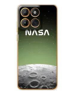 Чехол для Motorola Edge 60 с картинкой «NASA — лунный градиент»