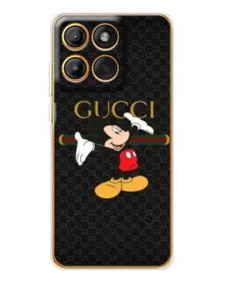 Чехол для Motorola Edge 60 с картинкой «Микки Маус Gucci»