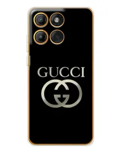 Чехол для Motorola Edge 60 с картинкой «Gucci — золото на черном» Чехол для Motorola Edge 60 с картинкой «Gucci — золото на черном»