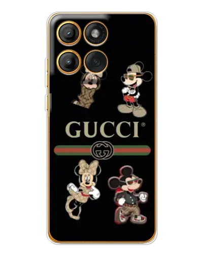 Чехол для Motorola Edge 60 с картинкой «Gucci — герои Disney и монограмма» Чехол для Motorola Edge 60 с картинкой «Gucci — герои Disney и монограмма»