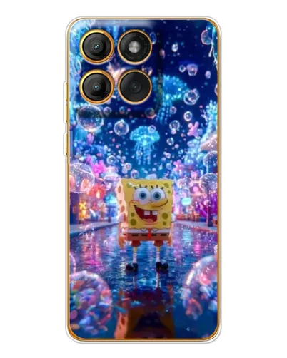 Чехол для Motorola Edge 60 с картинкой «Неоновый океан»