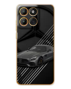 Чехол для Motorola Edge 60 с картинкой «Mercedes AMG — графика»