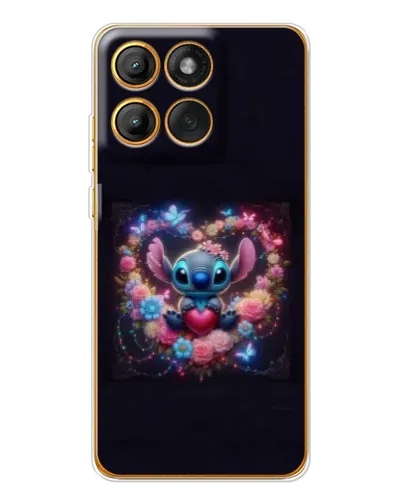 Чохол для Motorola Edge 60 з картинкою «Stitch у квітах» Чохол для Motorola Edge 60 з картинкою «Stitch у квітах»
