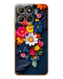 Чехол для Motorola Edge 60 с картинкой «Цветочная феерия»