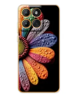 Чехол для Motorola Edge 60 с картинкой «Радужный цветок»
