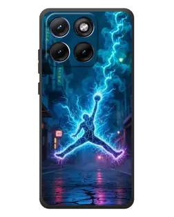 Чохол для Motorola Edge 70 Fusion Plus з картинкою «Jordan Gold Jumpman»