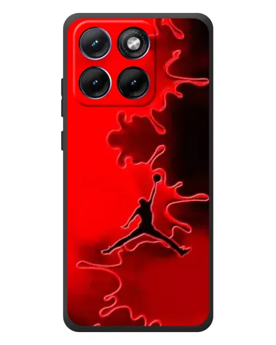 Чехол для Motorola Edge 70 Fusion Plus с картинкой «Jordan Red Smoke»