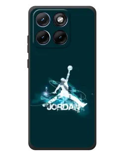 Чехол для Motorola Edge 70 Fusion Plus с картинкой «Jordan Blue Fire»