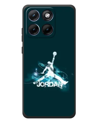 Чехол для Motorola Edge 70 Fusion Plus с картинкой «Jordan Blue Fire»