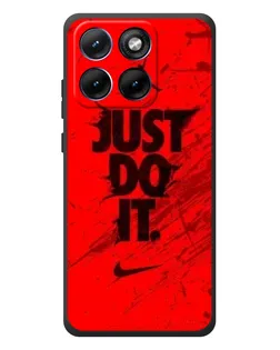 Чехол для Motorola Edge 70 Fusion Plus с картинкой «Nike Just Do It»