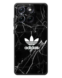 Чохол для Motorola Edge 70 Fusion Plus з картинкою «Білий мармур Adidas»