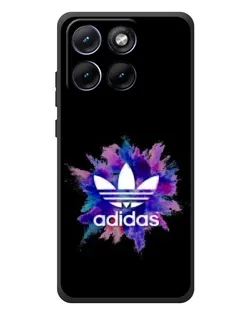 Чохол для Motorola Edge 70 Fusion Plus з картинкою «Вибух фарб Adidas»
