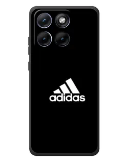 Чохол для Motorola Edge 70 Fusion Plus з картинкою «Чорна класика Adidas»