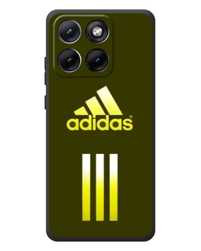 Чохол для Motorola Edge 70 Fusion Plus з картинкою «Оливковий градієнт Adidas»