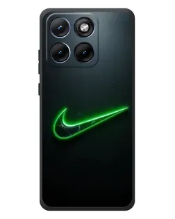 Чохол для Motorola Edge 70 Fusion Plus з картинкою «Неоновий контур Nike»