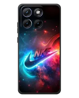 Чохол для Motorola Edge 70 Fusion Plus з картинкою «Вогняний логотип Nike»