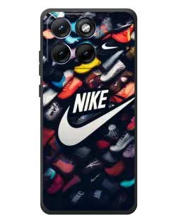 Чохол для Motorola Edge 70 Fusion Plus з картинкою «Колекція кросівок Nike»