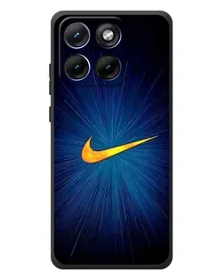 Чехол для Motorola Edge 70 Fusion Plus с картинкой «Синий пульс Nike» Чехол для Motorola Edge 70 Fusion Plus с картинкой «Синий пульс Nike»