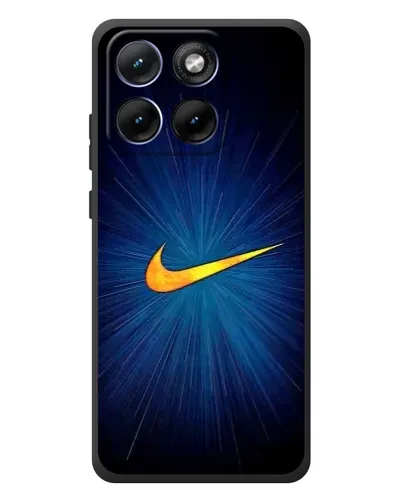 Чехол для Motorola Edge 70 Fusion Plus с картинкой «Синий пульс Nike» Чехол для Motorola Edge 70 Fusion Plus с картинкой «Синий пульс Nike»