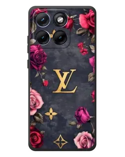 Чохол для Motorola Edge 70 Fusion Plus з картинкою «Квітковий Louis Vuitton»