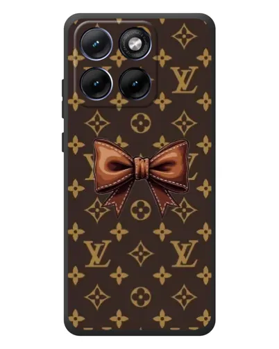 Чохол для Motorola Edge 70 Fusion Plus з картинкою «LV з бантом»