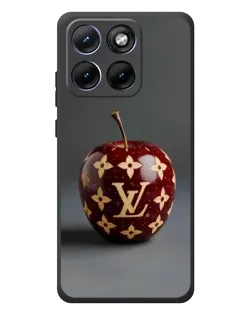 Чохол для Motorola Edge 70 Fusion Plus з картинкою «Червоне яблуко LV»