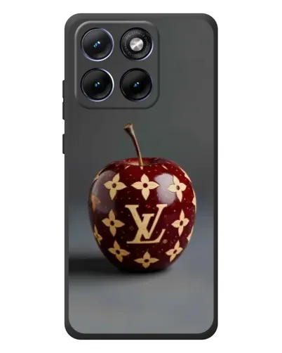 Чохол для Motorola Edge 70 Fusion Plus з картинкою «Червоне яблуко LV»