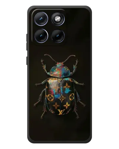 Чохол для Motorola Edge 70 Fusion Plus з картинкою «LV — мармуровий принт»