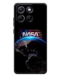 Чохол для Motorola Edge 70 Fusion Plus з картинкою «Земля з космосу NASA»