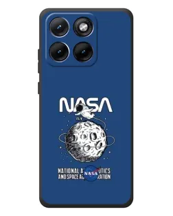 Чохол для Motorola Edge 70 Fusion Plus з картинкою «NASA — місячна місія»
