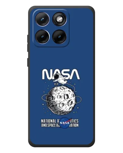 Чохол для Motorola Edge 70 Fusion Plus з картинкою «NASA — місячна місія»