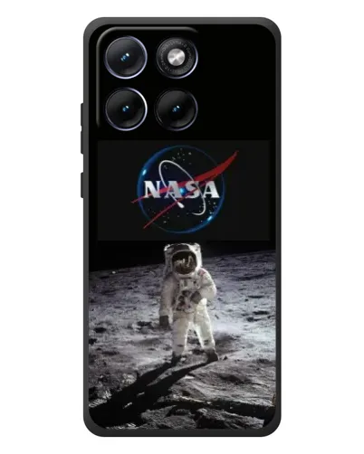 Чохол для Motorola Edge 70 Fusion Plus з картинкою «Астронавт на Місяці»