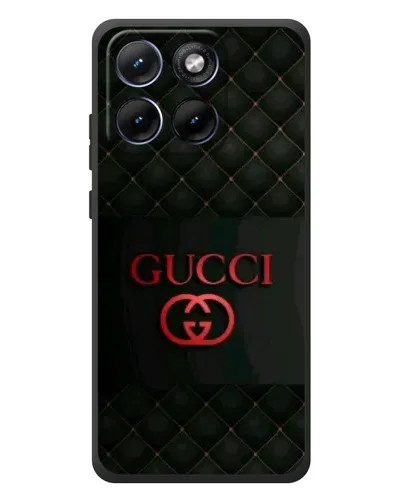 Чохол для Motorola Edge 70 Fusion Plus з картинкою «Gucci — стьобаний чорний»