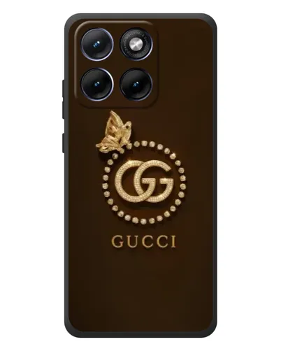 Чохол для Motorola Edge 70 Fusion Plus з картинкою «Gucci — золотий метелик»