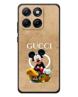 Чохол для Motorola Edge 70 Fusion Plus з картинкою «Міккі Маус Gucci — крафт»